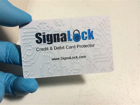 2 pack Signalock Blue Debit & Credit Card Protector RFID 